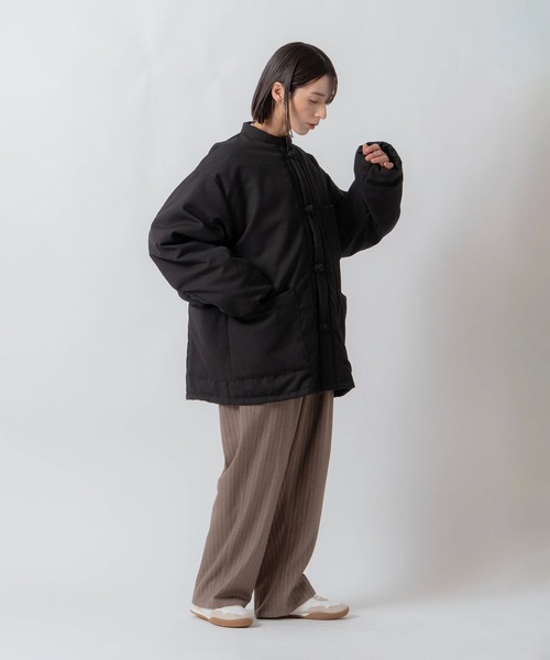 Kelen(ケレン)の「「KELEN / ケレン」チャイナダウンジャケット(その他アウター・レディース・ブラック/ブラウン・38/40)」の15枚目の写真