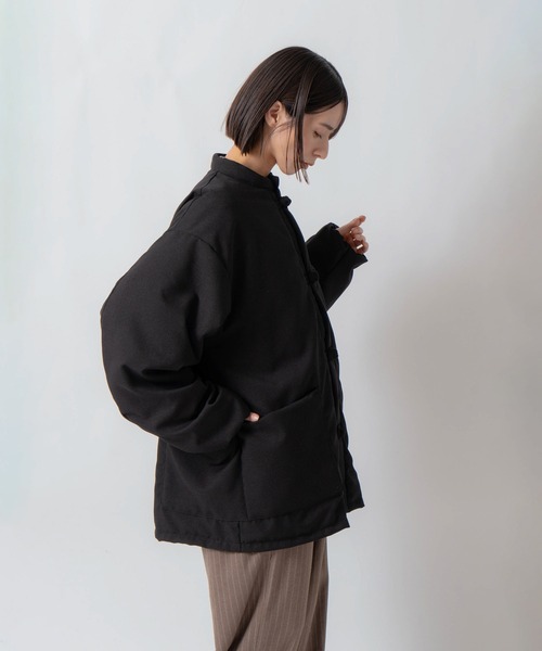 Kelen(ケレン)の「「KELEN / ケレン」チャイナダウンジャケット(その他アウター・レディース・ブラック/ブラウン・38/40)」の16枚目の写真