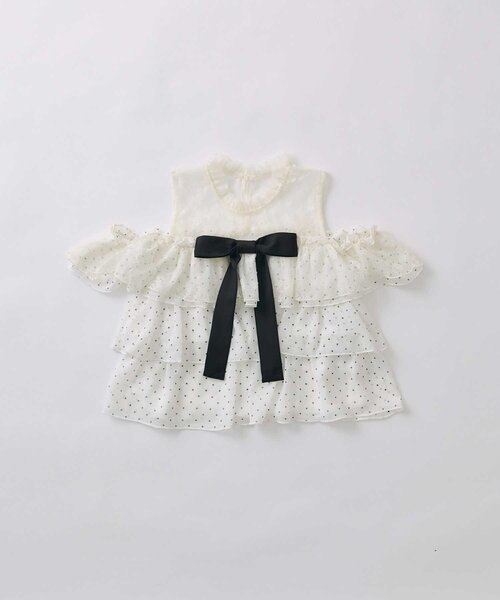 Belle Charme(ベルシャルム)の「【Belle Charme】Classic Tiered Blouse(シャツ/ブラウス・レディース・オフホワイト/ブラック/アイボリー・FREE)」の15枚目の写真