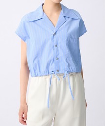 UJOH | 【UJOH/ウジョー】Open Collar Cropped Shirt/オープンカラークロップドシャツ(シャツ/ブラウス)