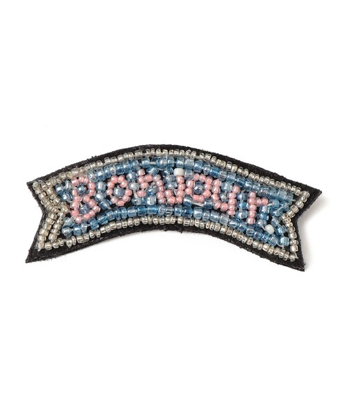 ANATHA: 刺繍 ブローチ（アメリカ・フランス）（ブローチ/コサージュ