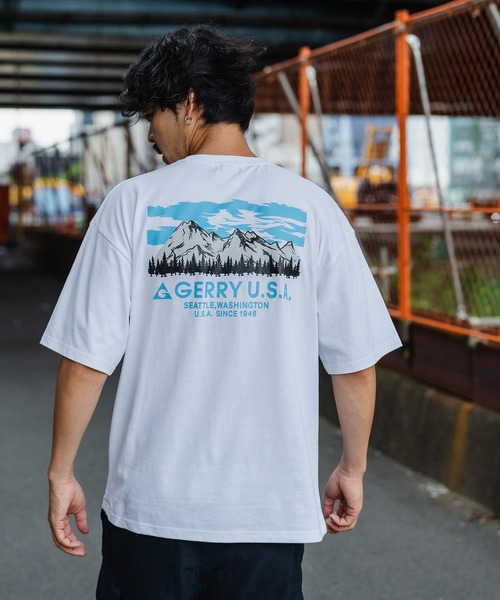 En serio TOKYO(エンソリオトーキョー)の「【GERRY】別注ポイントカラーMTモチーフ半袖Tシャツ 52-9190G-IMP(Tシャツ/カットソー・メンズ・ブラック/ホワイト/ダークブルー/オートミール/カーキ・SMALL/MEDIUM/LARGE/X-LARGE)」の7枚目の写真