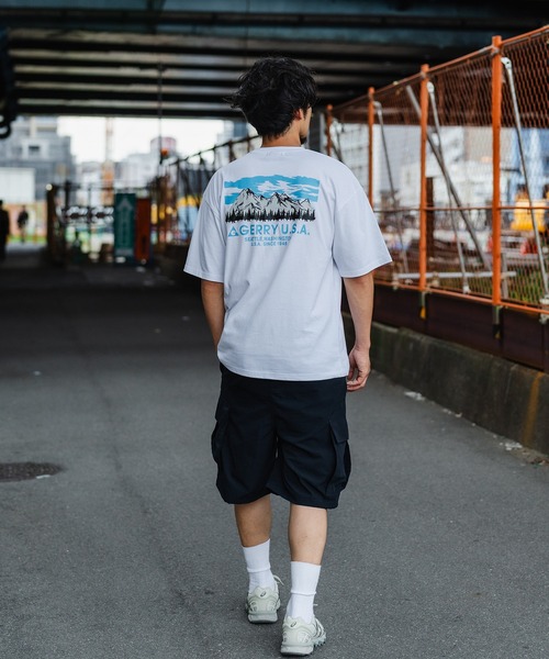 En serio TOKYO(エンソリオトーキョー)の「【GERRY】別注ポイントカラーMTモチーフ半袖Tシャツ 52-9190G-IMP(Tシャツ/カットソー・メンズ・ブラック/ホワイト/ダークブルー/オートミール/カーキ・SMALL/MEDIUM/LARGE/X-LARGE)」の8枚目の写真