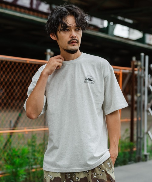 En serio TOKYO(エンソリオトーキョー)の「【GERRY】別注ポイントカラーMTモチーフ半袖Tシャツ 52-9190G-IMP(Tシャツ/カットソー・メンズ・ブラック/ホワイト/ダークブルー/オートミール/カーキ・SMALL/MEDIUM/LARGE/X-LARGE)」の10枚目の写真