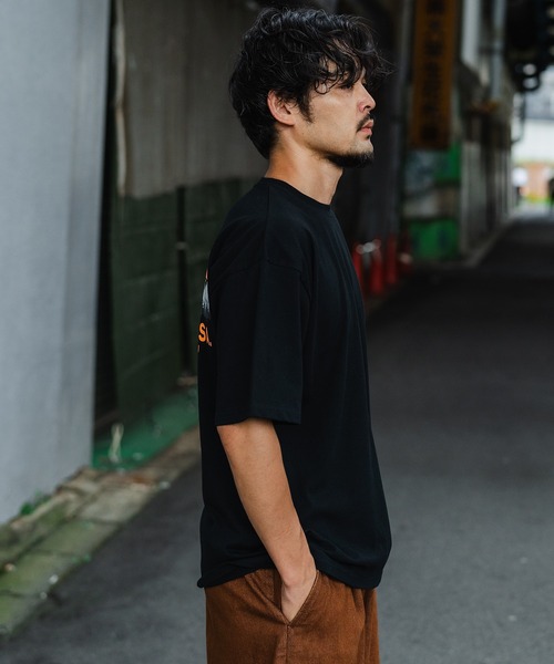En serio TOKYO(エンソリオトーキョー)の「【GERRY】別注ポイントカラーMTモチーフ半袖Tシャツ 52-9190G-IMP(Tシャツ/カットソー・メンズ・ブラック/ホワイト/ダークブルー/オートミール/カーキ・SMALL/MEDIUM/LARGE/X-LARGE)」の13枚目の写真
