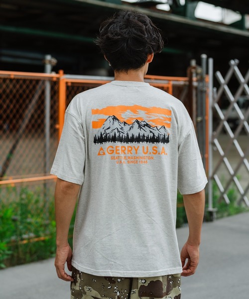 En serio TOKYO(エンソリオトーキョー)の「【GERRY】別注ポイントカラーMTモチーフ半袖Tシャツ 52-9190G-IMP(Tシャツ/カットソー・メンズ・ブラック/ホワイト/ダークブルー/オートミール/カーキ・SMALL/MEDIUM/LARGE/X-LARGE)」の17枚目の写真