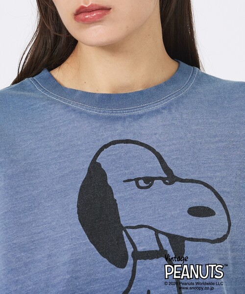 ABAHOUSE(アバハウス)の「【JOHNBULL/ジョンブル】PEANUTS SNOOPY / ピーナッツ スヌーピー / Tシャツ / ユニセックス / JT263C01/03(Tシャツ/カットソー・メンズ・スミクロ/ピンク/ネイビー・M/S)」の20枚目の写真