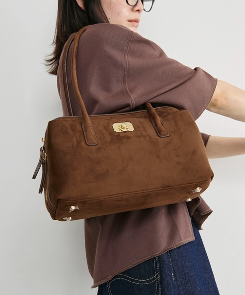 Doux archives(ドゥアルシーヴ)の「【26AW 】Wide boston S(ショルダーバッグ・レディース・ベージュ/ブラウン・FREE)」の18枚目の写真