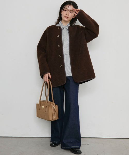 Doux archives(ドゥアルシーヴ)の「【26AW 】Wide boston S(ショルダーバッグ・レディース・ベージュ/ブラウン・FREE)」の20枚目の写真