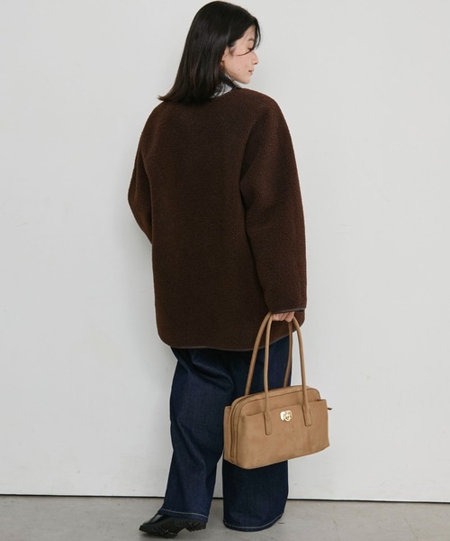 Doux archives(ドゥアルシーヴ)の「【26AW 】Wide boston S(ショルダーバッグ・レディース・ベージュ/ブラウン・FREE)」の21枚目の写真
