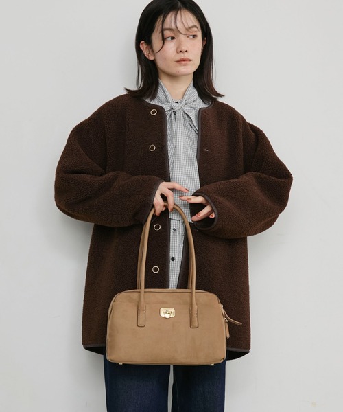 Doux archives(ドゥアルシーヴ)の「【26AW 】Wide boston S(ショルダーバッグ・レディース・ベージュ/ブラウン・FREE)」の22枚目の写真