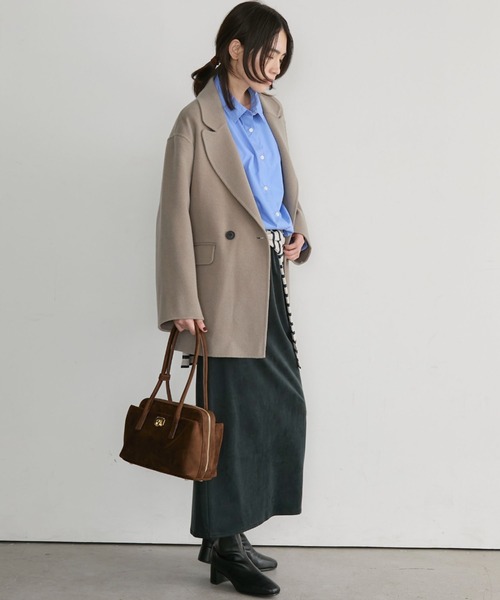 Doux archives(ドゥアルシーヴ)の「【26AW 】Wide boston S(ショルダーバッグ・レディース・ベージュ/ブラウン・FREE)」の4枚目の写真