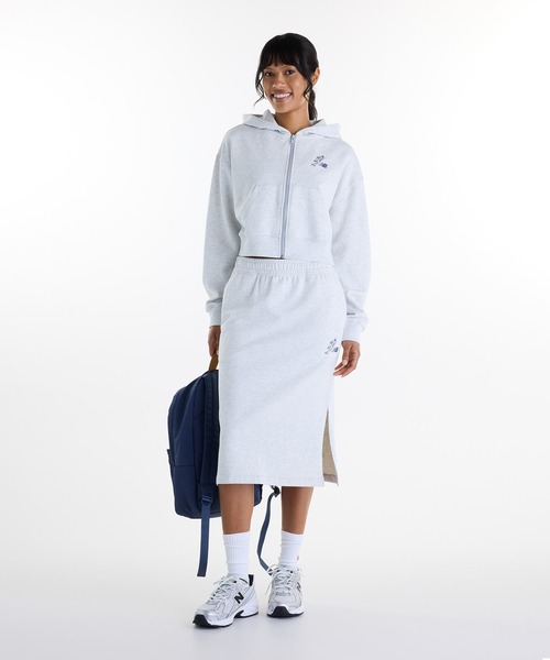 NEW BALANCE（ニューバランス）の「大谷翔平オールウェイズオンロゴスカート（スカート・レディース・グレイッシュブルー/ブラック/ヘザーグレー・LARGE/X-LARGE/SMALL/MEDIUM）」の14枚目の写真