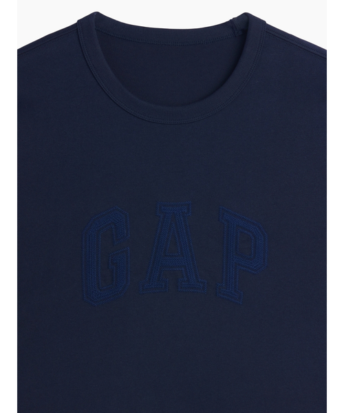 GAP(ギャップ)の「ヘビーウェイト リラックスフィット GAPロゴ クロップドTシャツ(Tシャツ/カットソー・メンズ・ネイビー/グレー/ベージュ/レッド/ブルー・XL/XS/S/M/L)」の16枚目の写真