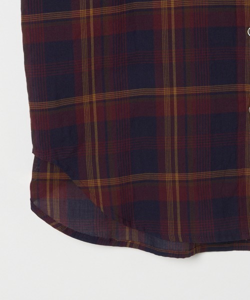 HELIOPOLE(エリオポール)の「the EDITOR SHIRT / ジ エディター シャツ(シャツ/ブラウス・レディース・ブルー/ボルドー・38)」の8枚目の写真