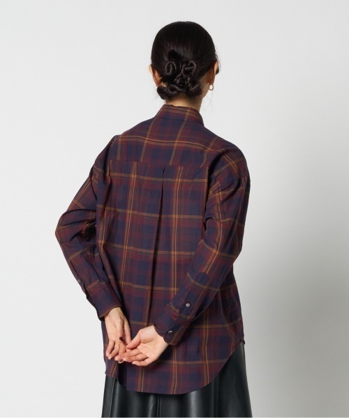 HELIOPOLE(エリオポール)の「the EDITOR SHIRT / ジ エディター シャツ(シャツ/ブラウス・レディース・ブルー/ボルドー・38)」の15枚目の写真