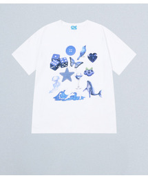 chancechance | BUNCH T-SHIRT (BLUE)(Tシャツ/カットソー)