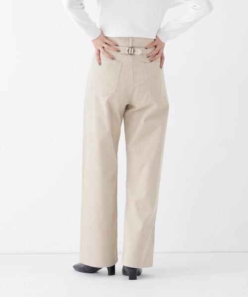 NATURAL BEAUTY BASIC(ナチュラルビューティーベーシック)の「コーデュロイパンツ(その他パンツ・レディース・ベージュ/ボルドー・P/S/MEDIUM)」の5枚目の写真
