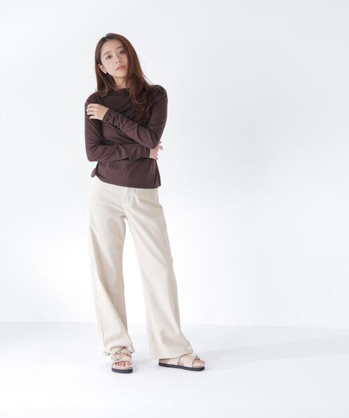 NATURAL BEAUTY BASIC(ナチュラルビューティーベーシック)の「コーデュロイパンツ(その他パンツ・レディース・ベージュ/ボルドー・P/S/MEDIUM)」の15枚目の写真