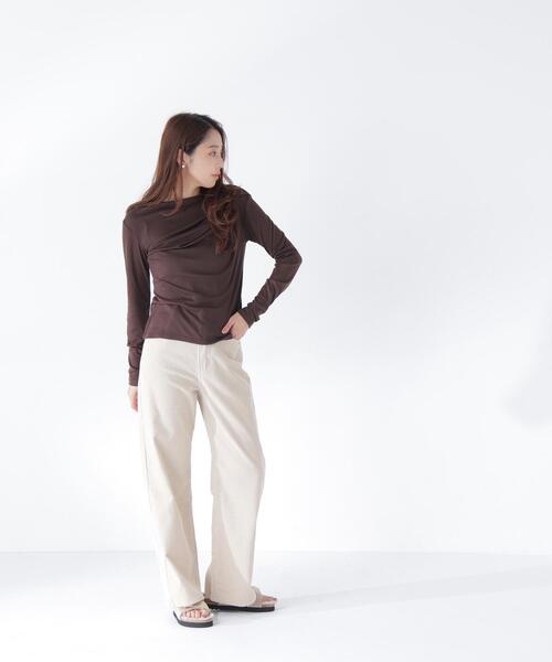 NATURAL BEAUTY BASIC(ナチュラルビューティーベーシック)の「コーデュロイパンツ(その他パンツ・レディース・ベージュ/ボルドー・P/S/MEDIUM)」の17枚目の写真