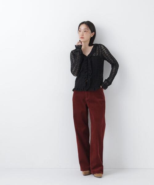 NATURAL BEAUTY BASIC(ナチュラルビューティーベーシック)の「コーデュロイパンツ(その他パンツ・レディース・ベージュ/ボルドー・P/S/MEDIUM)」の20枚目の写真