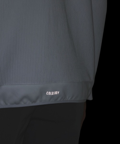 adidas(アディダス)の「COLD. RDYファブリックミックスFZジャケット【adidas Golf/アディダスゴルフ】(ブルゾン・メンズ・ホワイト・SMALL/X-LARGE/MEDIUM/XX-LARGE/LARGE)」の6枚目の写真