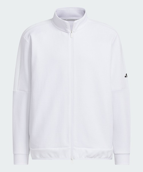 adidas(アディダス)の「COLD. RDYファブリックミックスFZジャケット【adidas Golf/アディダスゴルフ】(ブルゾン・メンズ・ホワイト・SMALL/X-LARGE/MEDIUM/XX-LARGE/LARGE)」の4枚目の写真