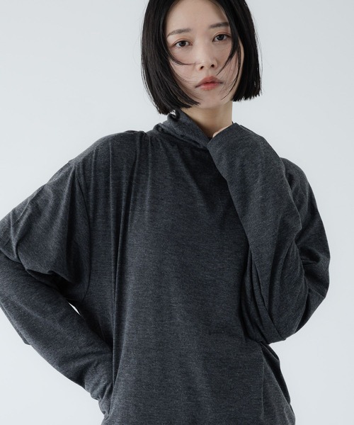 LOWRYS FARM(ローリーズファーム)の「【LFM(U)】TRカットタートルロングスリーブ 1070124(Tシャツ/カットソー・メンズ・ホワイト/ブラック/チャコールグレー・MEDIUM/LARGE)」の15枚目の写真