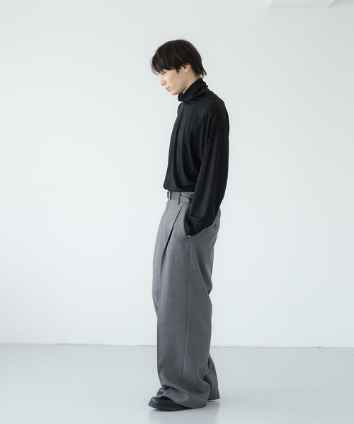 LOWRYS FARM(ローリーズファーム)の「【LFM(U)】TRカットタートルロングスリーブ 1070124(Tシャツ/カットソー・メンズ・ホワイト/ブラック/チャコールグレー・MEDIUM/LARGE)」の17枚目の写真