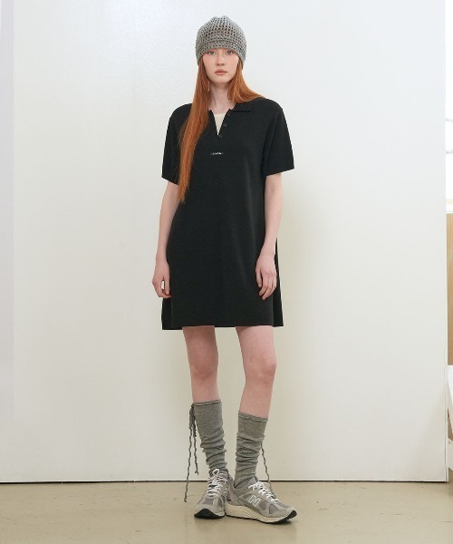 GENERAL IDEA(ジェネラルアイデア)の「【GENERAL IDEA】レイヤードカラーイージーワンピース / LAYERED COLLAR EASY DRESS(ワンピース・レディース・ブラック・L/M/S)」の1枚目の写真