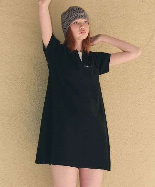 GENERAL IDEA(ジェネラルアイデア)の「【GENERAL IDEA】レイヤードカラーイージーワンピース / LAYERED COLLAR EASY DRESS(ワンピース・レディース・ブラック・L/M/S)」の3枚目の写真