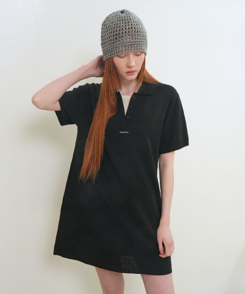 GENERAL IDEA(ジェネラルアイデア)の「【GENERAL IDEA】レイヤードカラーイージーワンピース / LAYERED COLLAR EASY DRESS(ワンピース・レディース・ブラック・L/M/S)」の2枚目の写真