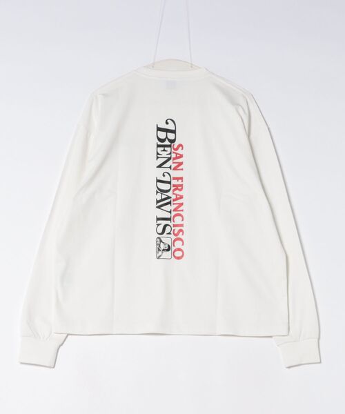 BEN DAVIS(ベンデイビス)の「【WEB限定】BEN DAVIS LOGO L/S TEE(Tシャツ/カットソー・メンズ・ヘザーグレー/ホワイト/グリーン/ブラック・SMALL/LARGE/MEDIUM/X-LARGE)」の12枚目の写真