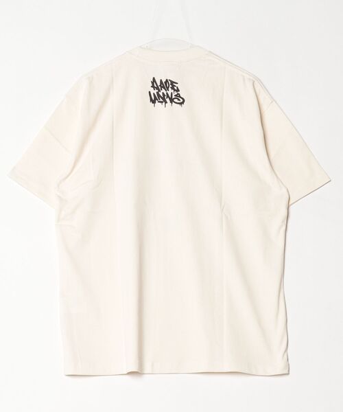 AAPE BY A BATHING APE(エーエイプバイアベイシングエイプ)の「AAPE MAIN TEE(Tシャツ/カットソー・メンズ・アイボリー/ブラック・MEDIUM/LARGE/X-LARGE/SMALL)」の9枚目の写真