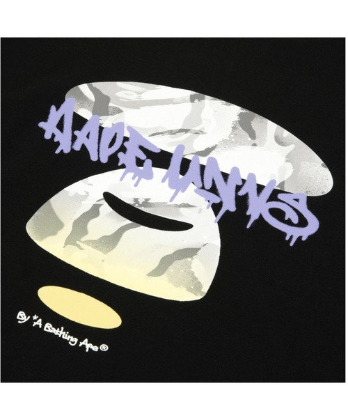 AAPE BY A BATHING APE(エーエイプバイアベイシングエイプ)の「AAPE MAIN TEE(Tシャツ/カットソー・メンズ・アイボリー/ブラック・MEDIUM/LARGE/X-LARGE/SMALL)」の4枚目の写真