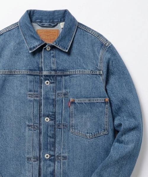 Levi's(リーバイス)の「2026AW Levi's /リーバイス TYPE I TRUCKER ファースト トラッカーデニムジャケット/Gジャン(デニムジャケット・メンズ・インディゴブルー・M/L/XL/S)」の4枚目の写真