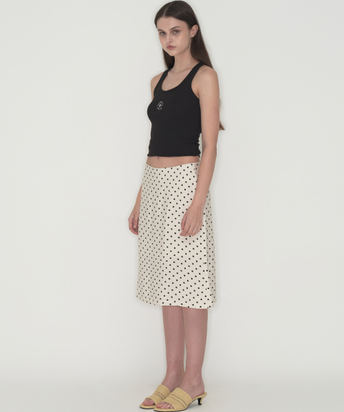 THIRSTYCLUB(サースティークラブ)の「White polka dot skirt(スカート・レディース・その他・1/2)」の2枚目の写真