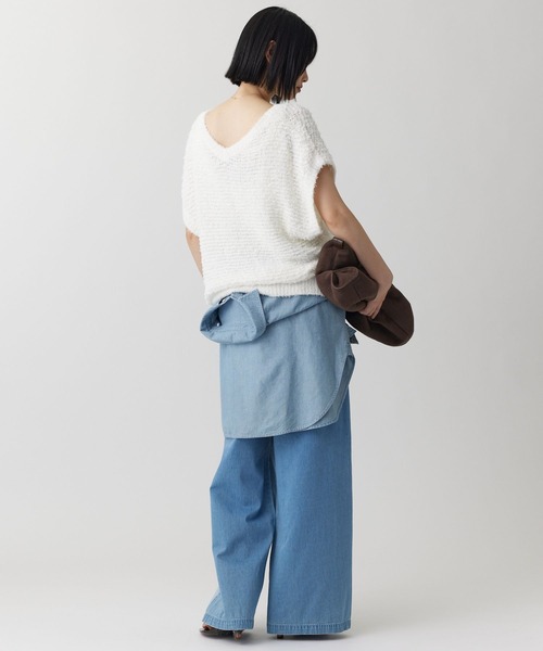 BABYLONE（バビロン）の「デニムラインパンツ（その他パンツ・レディース・ブルー・36inch/38inch）」の10枚目の写真