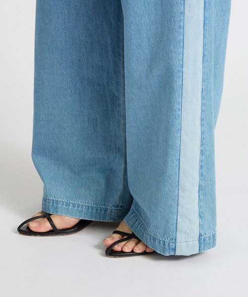 BABYLONE（バビロン）の「デニムラインパンツ（その他パンツ・レディース・ブルー・36inch/38inch）」の16枚目の写真