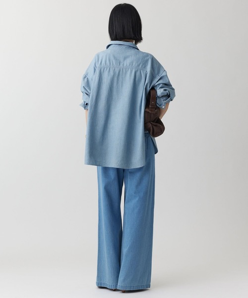 BABYLONE（バビロン）の「デニムラインパンツ（その他パンツ・レディース・ブルー・36inch/38inch）」の7枚目の写真