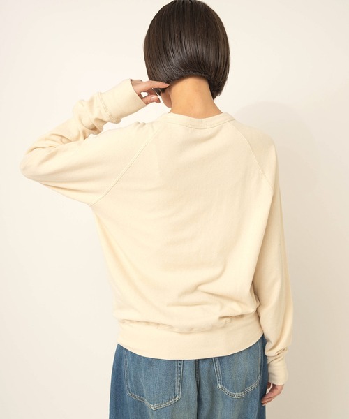 RNA-N(アールエヌエーエヌ)の「M2715 ソフトタッチプルオーバー(Tシャツ/カットソー・レディース・ブラック/オフホワイト/キナリ・FREE)」の13枚目の写真