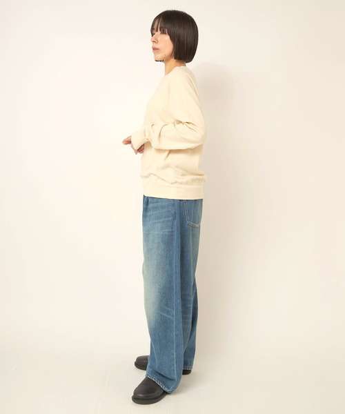 RNA-N(アールエヌエーエヌ)の「M2715 ソフトタッチプルオーバー(Tシャツ/カットソー・レディース・ブラック/オフホワイト/キナリ・FREE)」の22枚目の写真