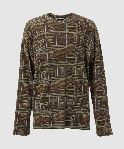 PHINGERIN(フィンガリン)の「BORDER L/S WAFFLE THERMAL(Tシャツ/カットソー・メンズ・その他/レインボー・L)」の2枚目の写真
