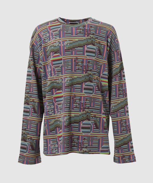 PHINGERIN(フィンガリン)の「BORDER L/S WAFFLE THERMAL(Tシャツ/カットソー・メンズ・その他/レインボー・L)」の1枚目の写真