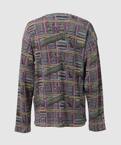 PHINGERIN(フィンガリン)の「BORDER L/S WAFFLE THERMAL(Tシャツ/カットソー・メンズ・その他/レインボー・L)」の6枚目の写真