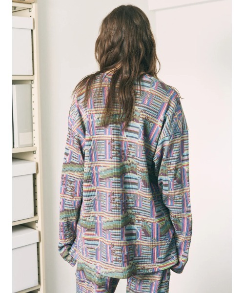 PHINGERIN(フィンガリン)の「BORDER L/S WAFFLE THERMAL(Tシャツ/カットソー・メンズ・その他/レインボー・L)」の5枚目の写真