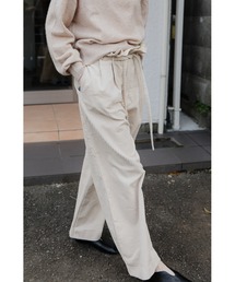 Wide-Leg Corduroy Pants
