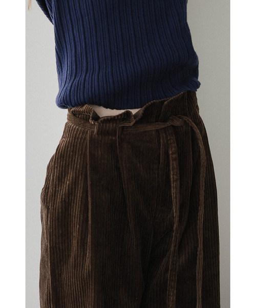 tento（テント）の「Wide-Leg Corduroy Pants（その他パンツ・レディース・ブラウン/アイボリー・38/36）」の21枚目の写真