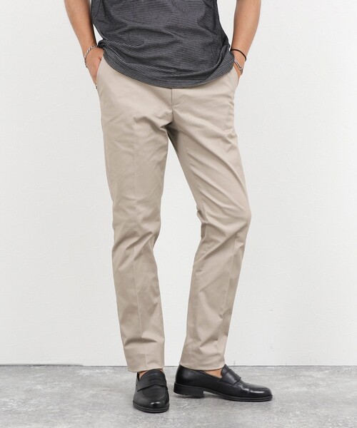 NOLLEY’S(ノーリーズ)の「【BECシリーズ】《ビジカジ対応》ストレッチチノトラウザーズ 26AW(チノパンツ・メンズ・ネイビー/ベージュ/グレー/グレイッシュベージュ・M/L/XL/S)」の3枚目の写真