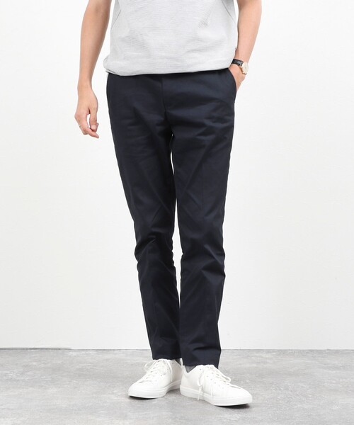 NOLLEY’S(ノーリーズ)の「【BECシリーズ】《ビジカジ対応》ストレッチチノトラウザーズ 26AW(チノパンツ・メンズ・ネイビー/ベージュ/グレー/グレイッシュベージュ・M/L/XL/S)」の5枚目の写真